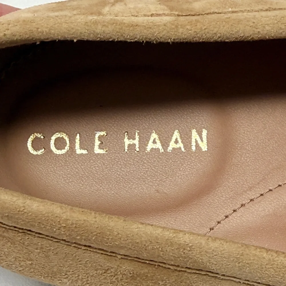 Cole Haan Stassi Biscuit Penny Loafer 9.5 Women Preppy Heritage Academia Suede
